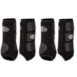 Professional's Choice Strike Value 4 Pack Sports Medicine Boots- Black