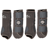 Professional's Choice Strike Value 4 Pack Sports Medicine Boots- Charcoal