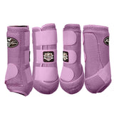Professional's Choice Strike Value 4 Pack Sports Medicine Boots- Orchid