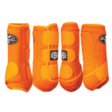 Professional's Choice Strike Value 4 Pack Sports Medicine Boots- Orange