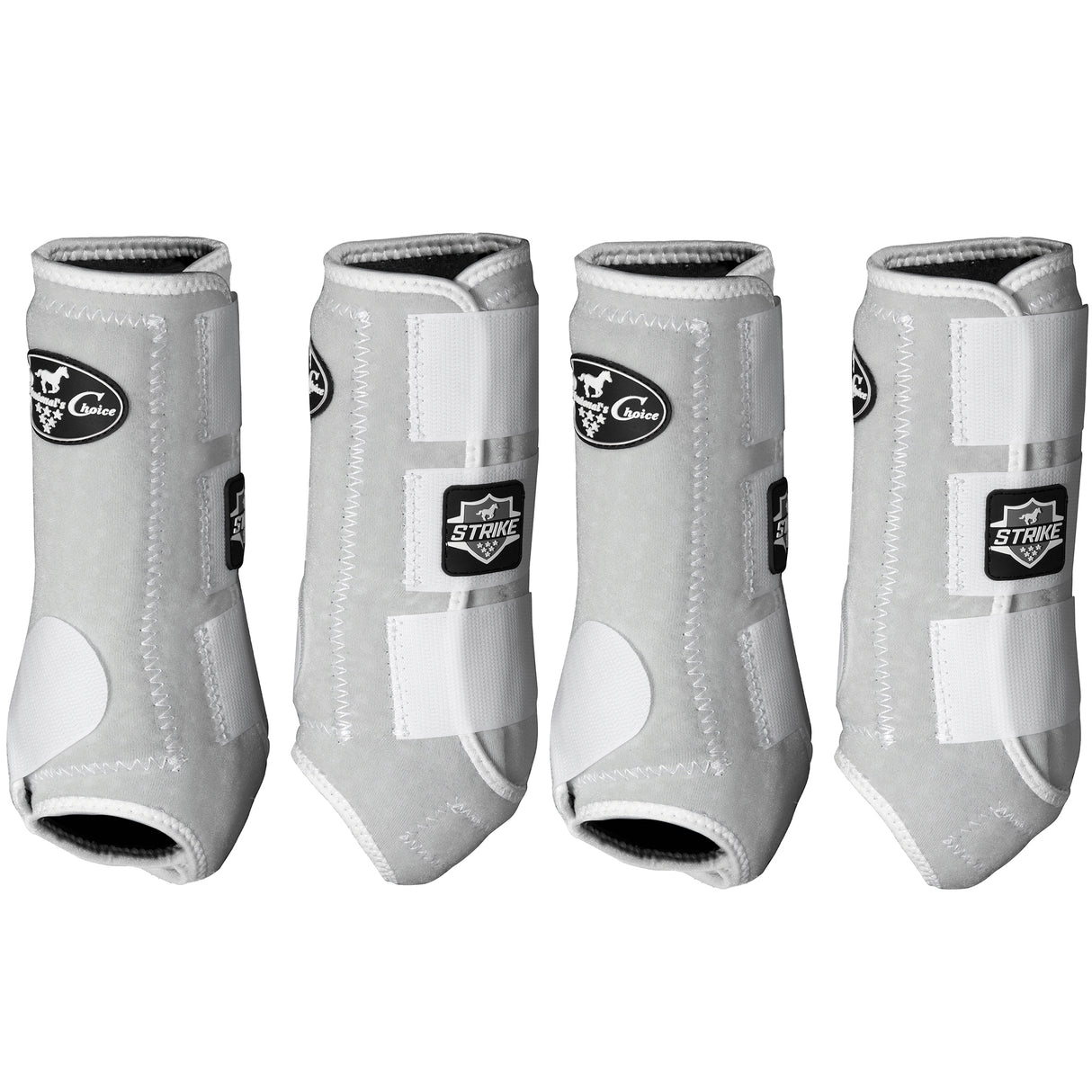 Professional's Choice Strike Value 4 Pack Sports Medicine Boots- White