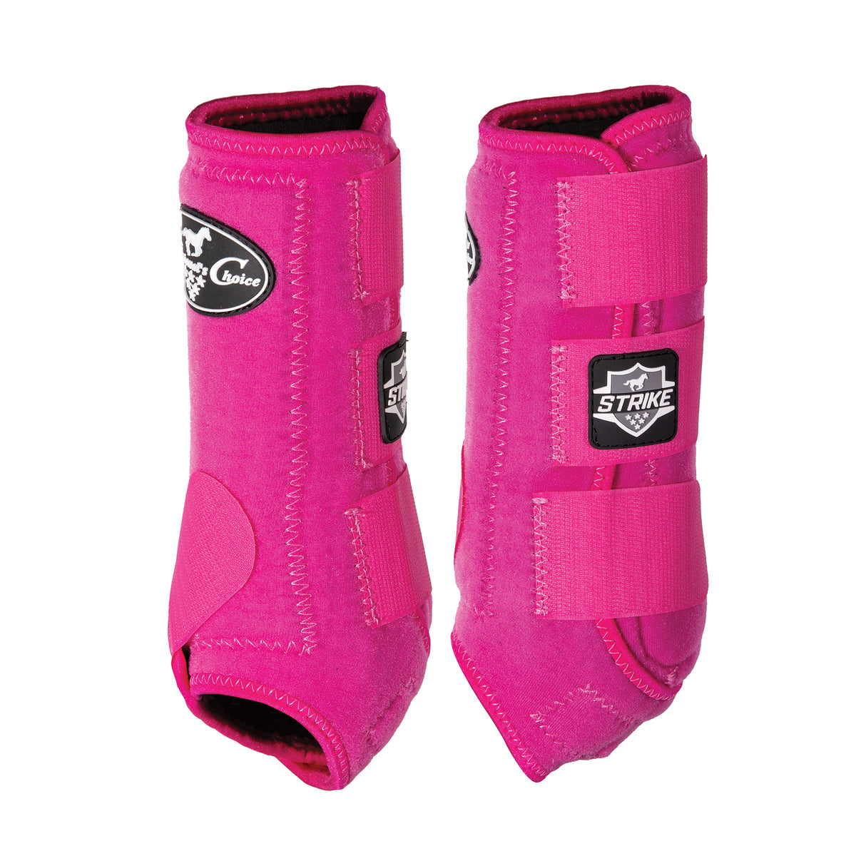 Professional's Choice Strike Front Sports Medicine Boots- Raspberry