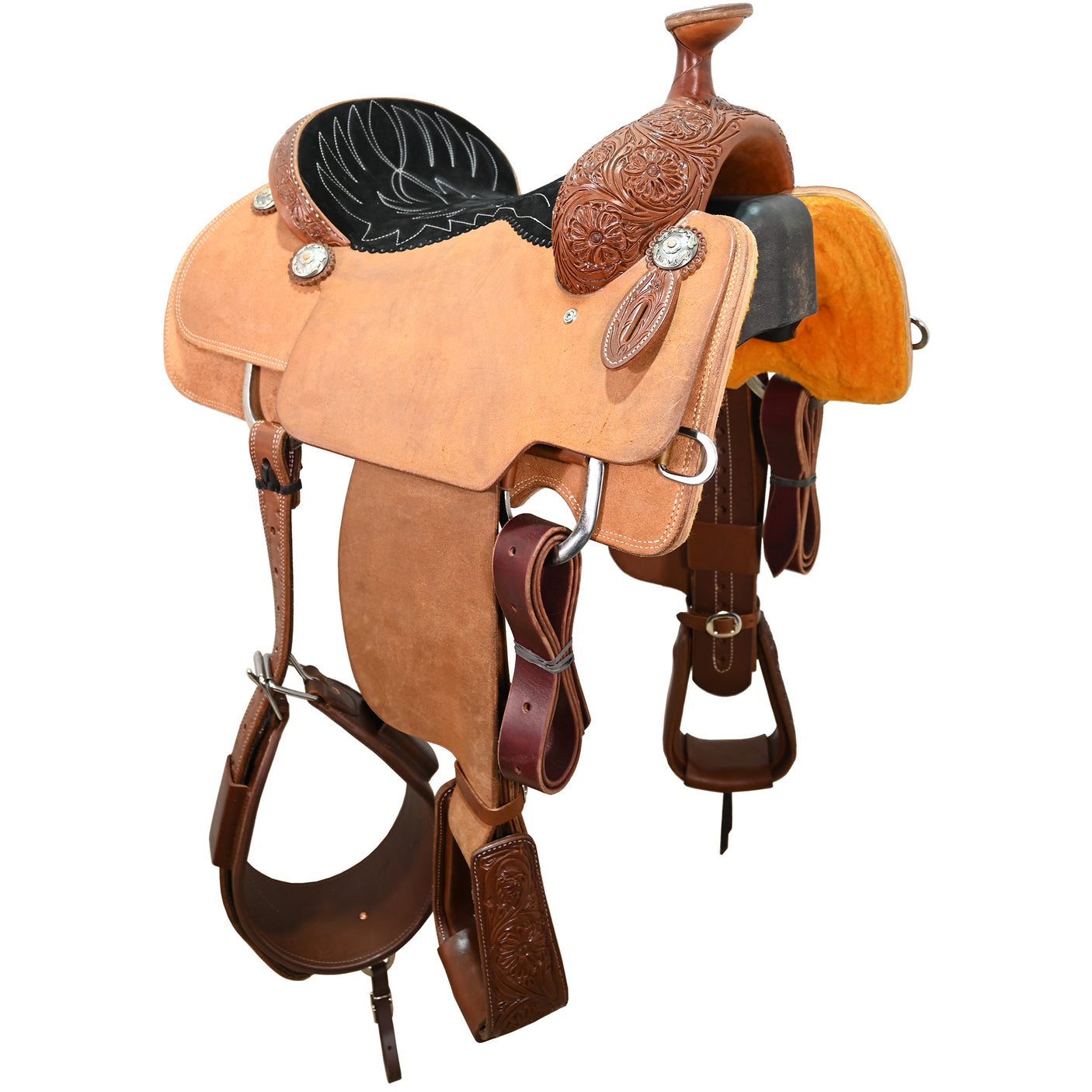 SOLD! New! 14.5" Relentless by Cactus Team Roping Saddle