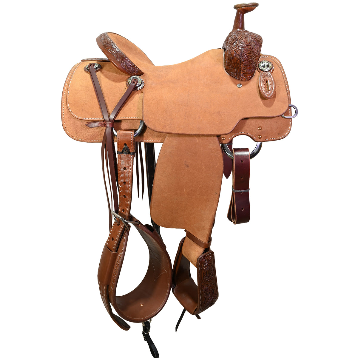 New! 14.5" Cactus Team Roping Saddle