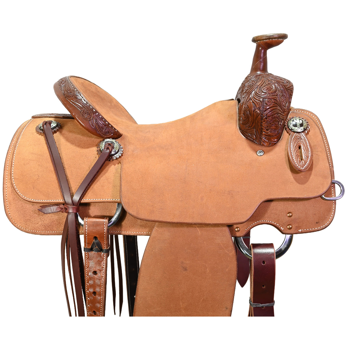 New! 14.5" Cactus Team Roping Saddle