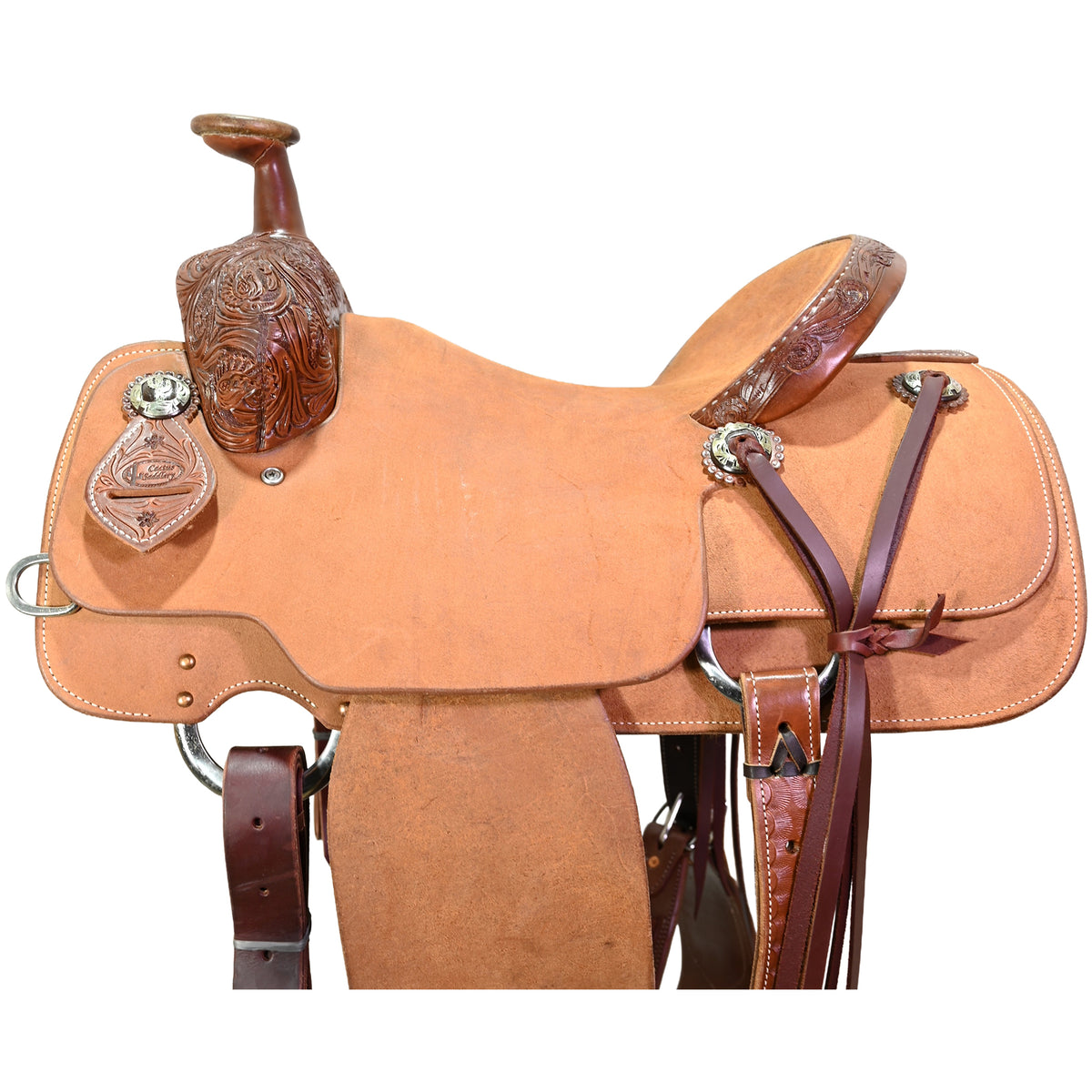 New! 14.5" Cactus Team Roping Saddle