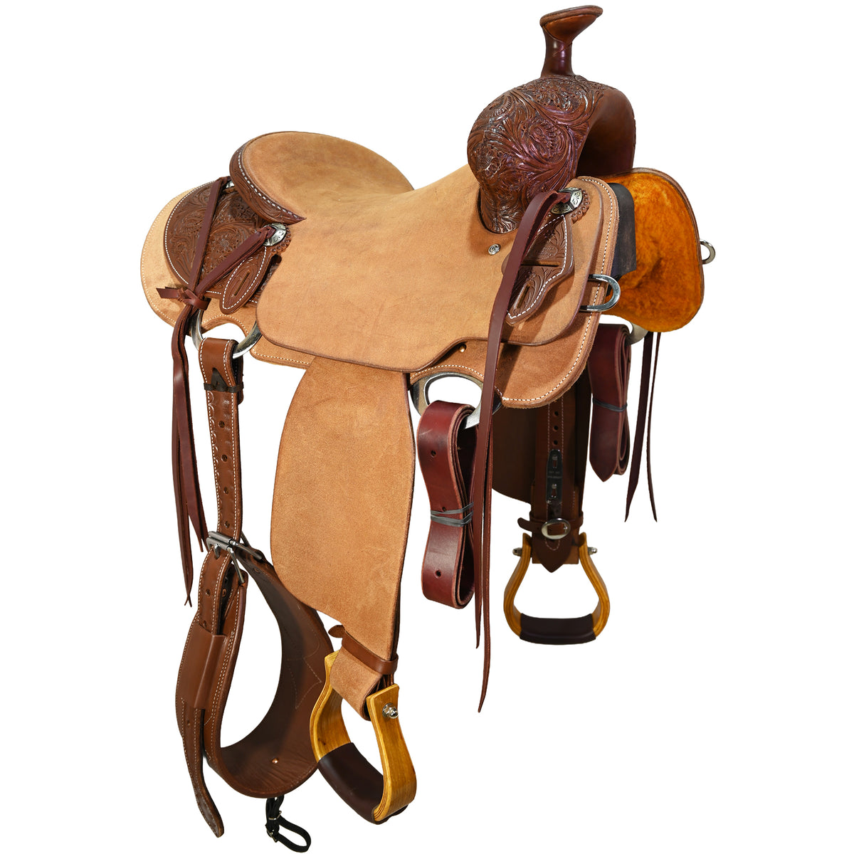 New! 14.5" Cactus Will James Ranch Saddle
