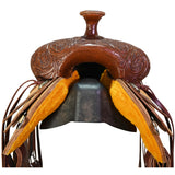 New! 14.5" Cactus Will James Ranch Saddle