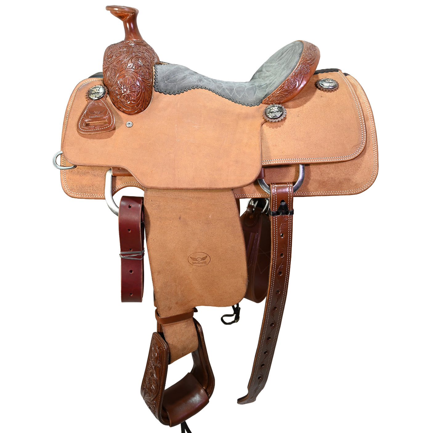 New! 14" Relentless by Cactus Team Roping Saddle