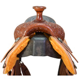 New! 14" Relentless by Cactus Team Roping Saddle