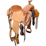 New! 15.5" Cactus Will James Ranch Saddle