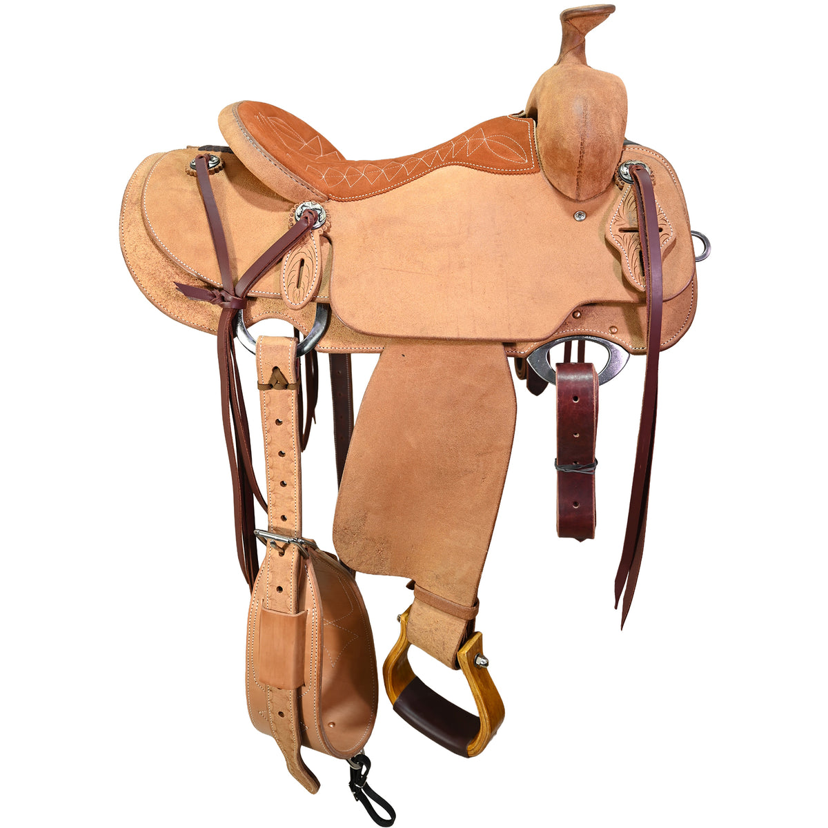 New! 15.5" Cactus Will James Ranch Saddle