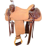New! 15" Cactus Amarillo Roper Ranch Saddle