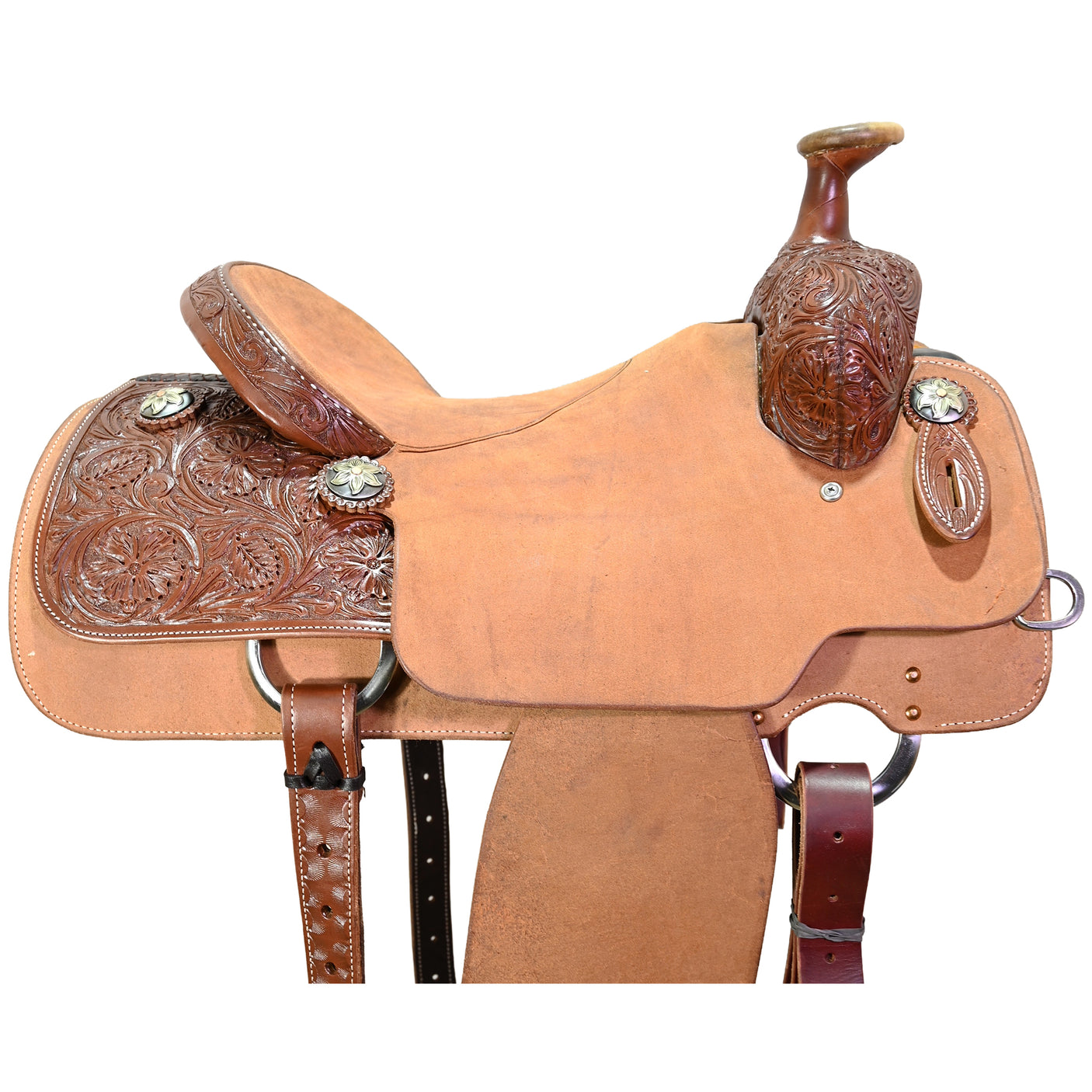 New! 15" Cactus Team Roping Saddle