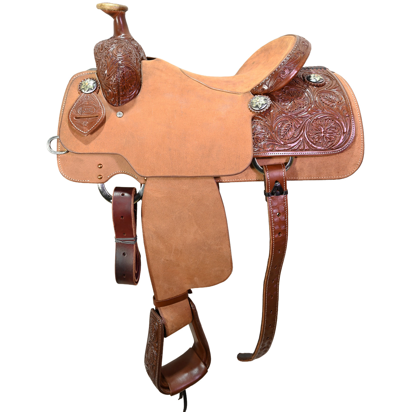 New! 15" Cactus Team Roping Saddle