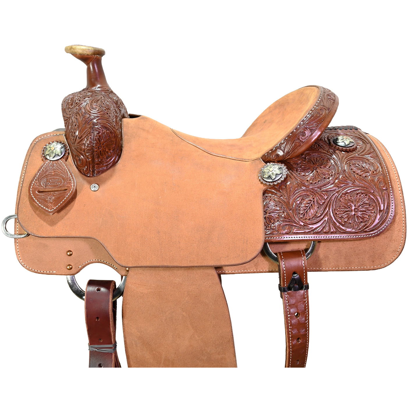 New! 15" Cactus Team Roping Saddle