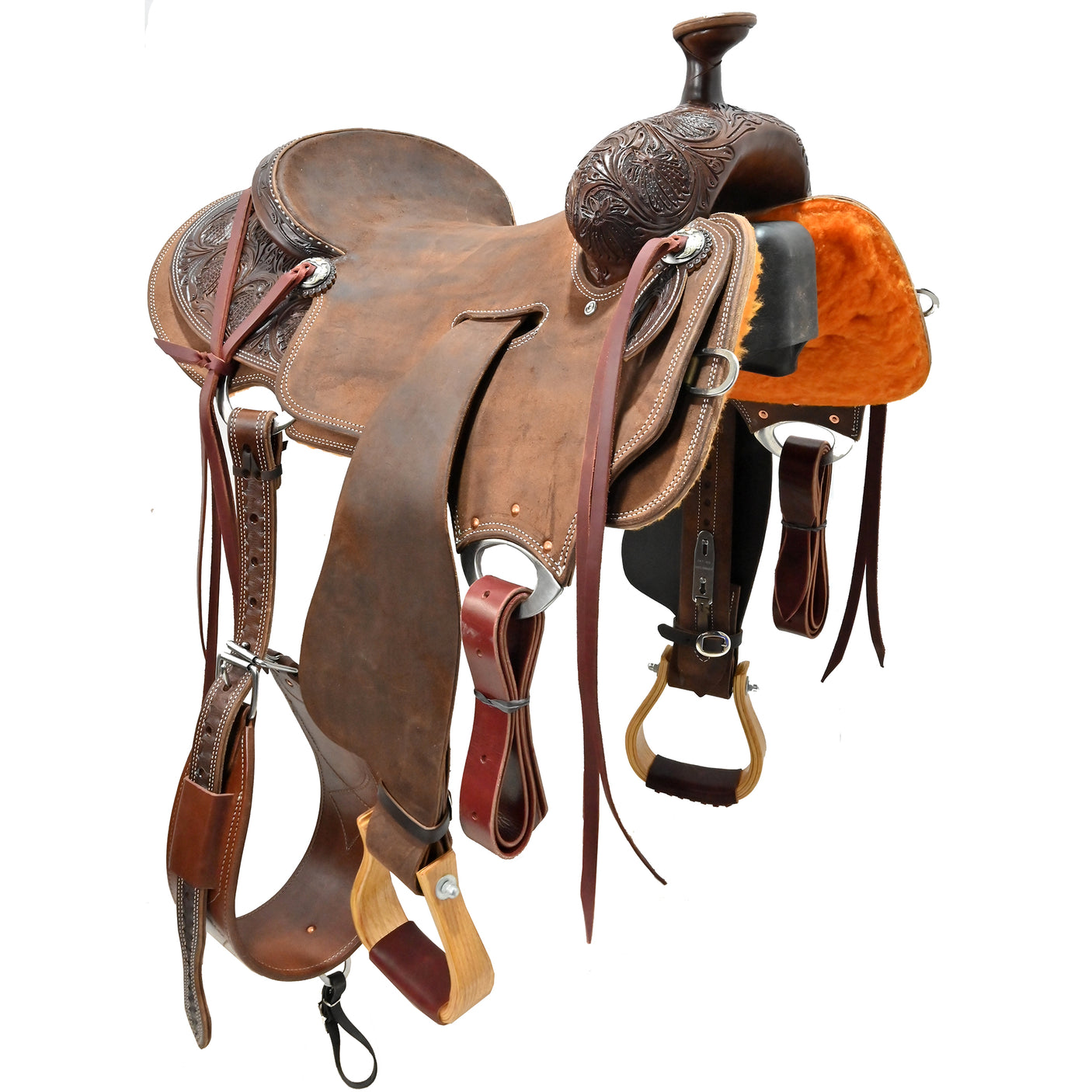 New! 16" Cactus Will James Ranch Saddle