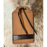 Schulz Equine Back Cinch Cell Phone Holder- Cowhide