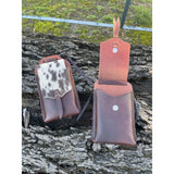 Schulz Equine Back Cinch Cell Phone Holder- Cowhide