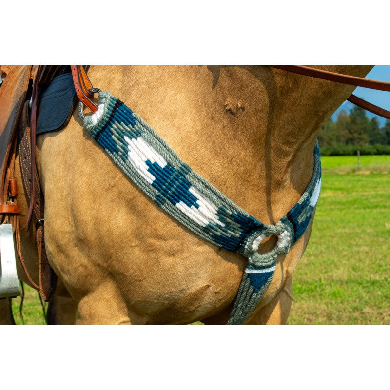 Schulz Equine Grey Mohair Breast Collar