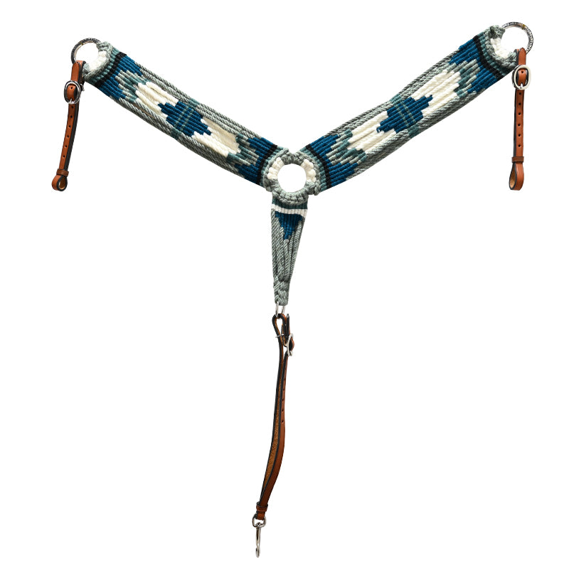 Schulz Equine Grey Mohair Breast Collar