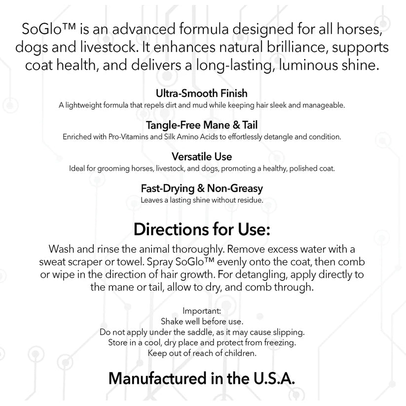 Solo Select SoGlo: Hair Polish and Detangler- 32oz.