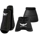 Relentless All Around Front & Bell Boot Combo Pack- Black