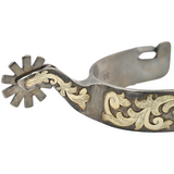 Classic Equine Performance Horse Spurs with Scroll Overlay- 10pt