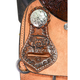 SOLD! New! 12" Silver Royal by Tough-1 Holbrook Youth Roping Saddle
