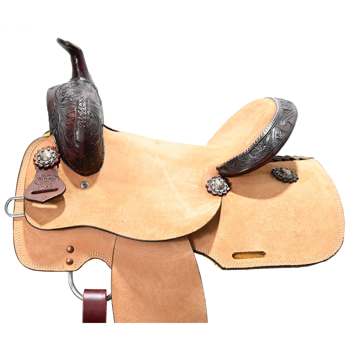 New! 12" Silver Royal by Tough-1 Brooks Barrel Racing Saddle
