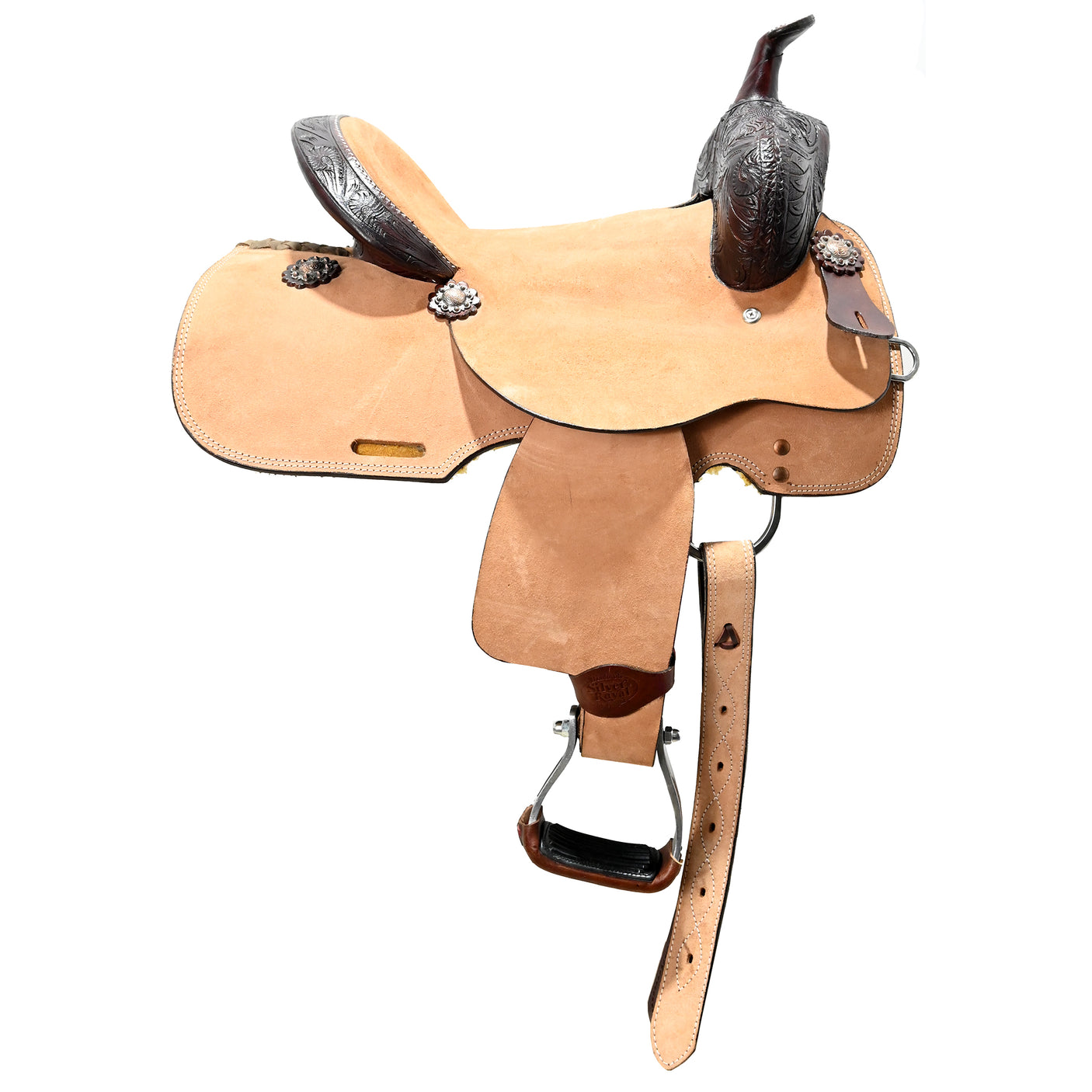 New! 12" Silver Royal by Tough-1 Brooks Barrel Racing Saddle