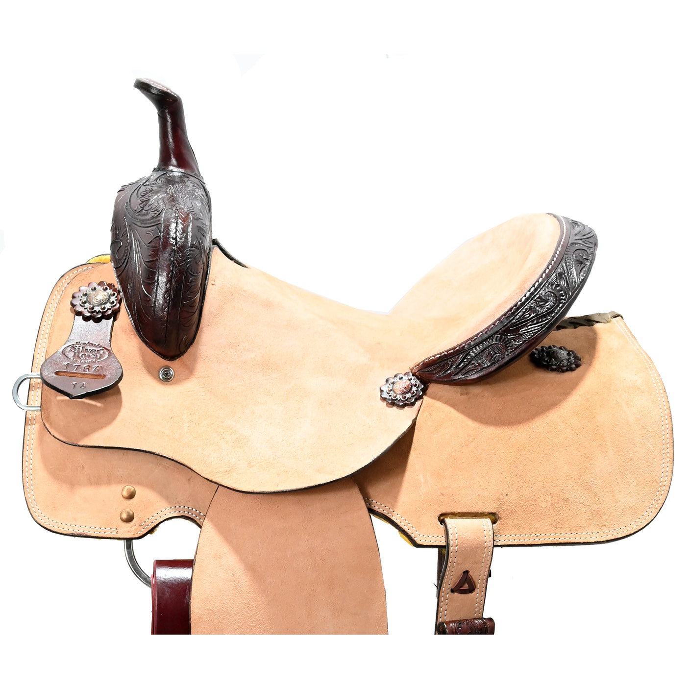 New! 14" Silver Royal by Tough-1 Brooks Barrel Racing Saddle