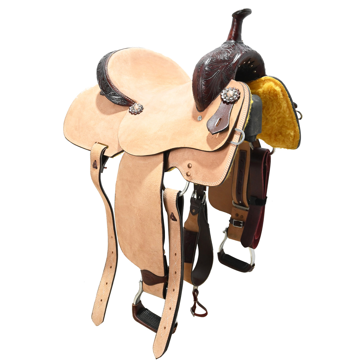 New! 14" Silver Royal by Tough-1 Brooks Barrel Racing Saddle