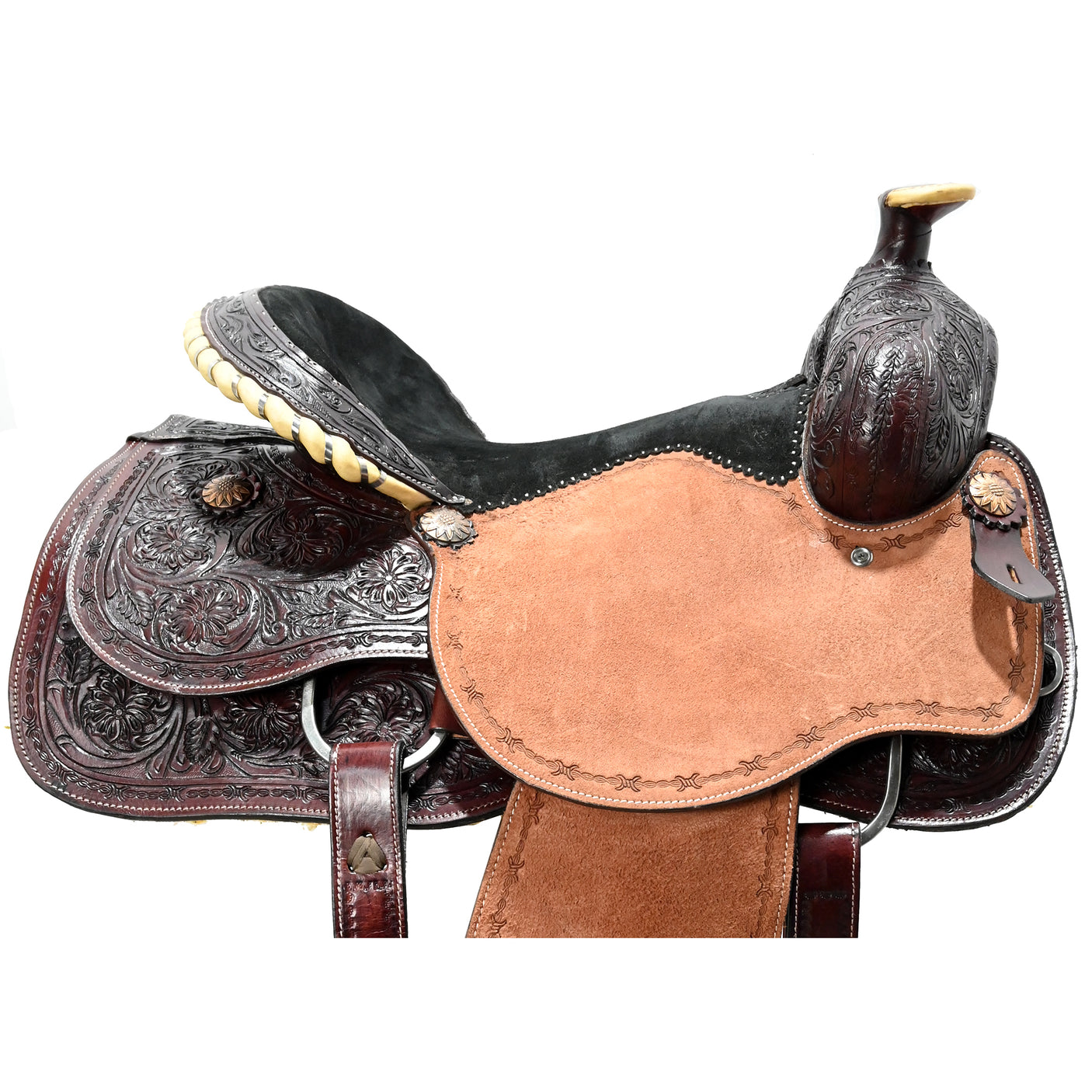 New 15" Silver Royal by Tough-1 High Plains Team Roping Saddle