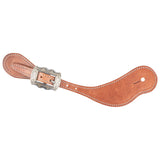 Martin Saddlery Natural Harness Leather Cowboy Spur Straps with Prescott Buckles