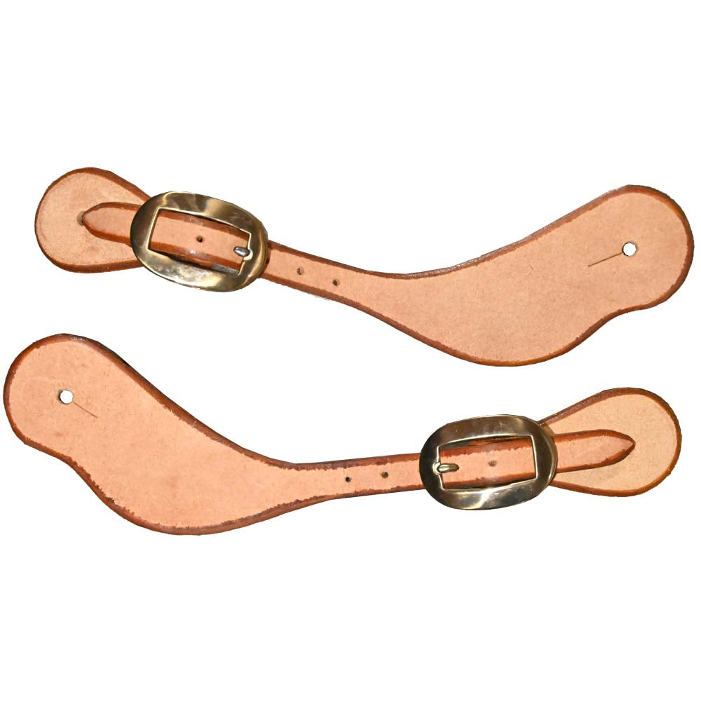 Martin Saddlery Natural Roughout Cowboy Spur Straps