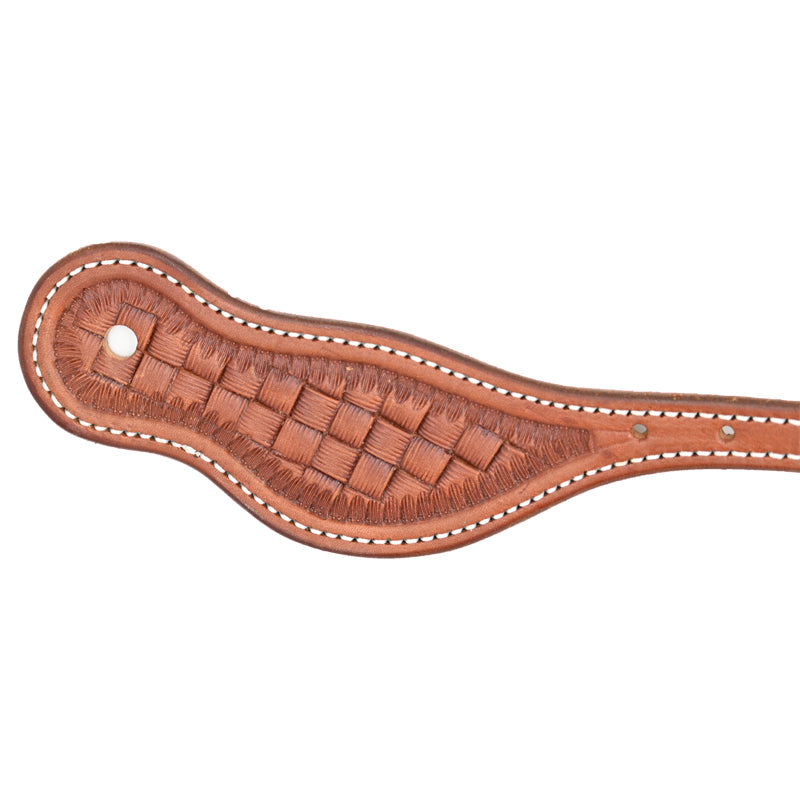 Martin Saddlery Mini Coarse BasketWeave Stamped Spur Straps