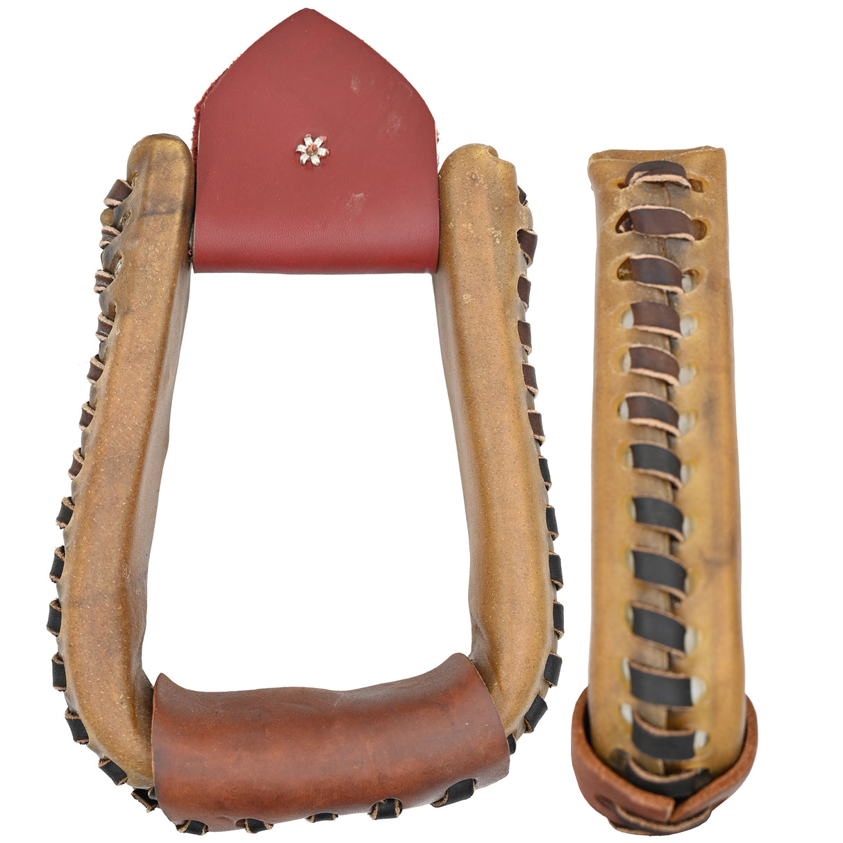 Scott Thomas Saddlery 2" Youth Rawhide Stirrups