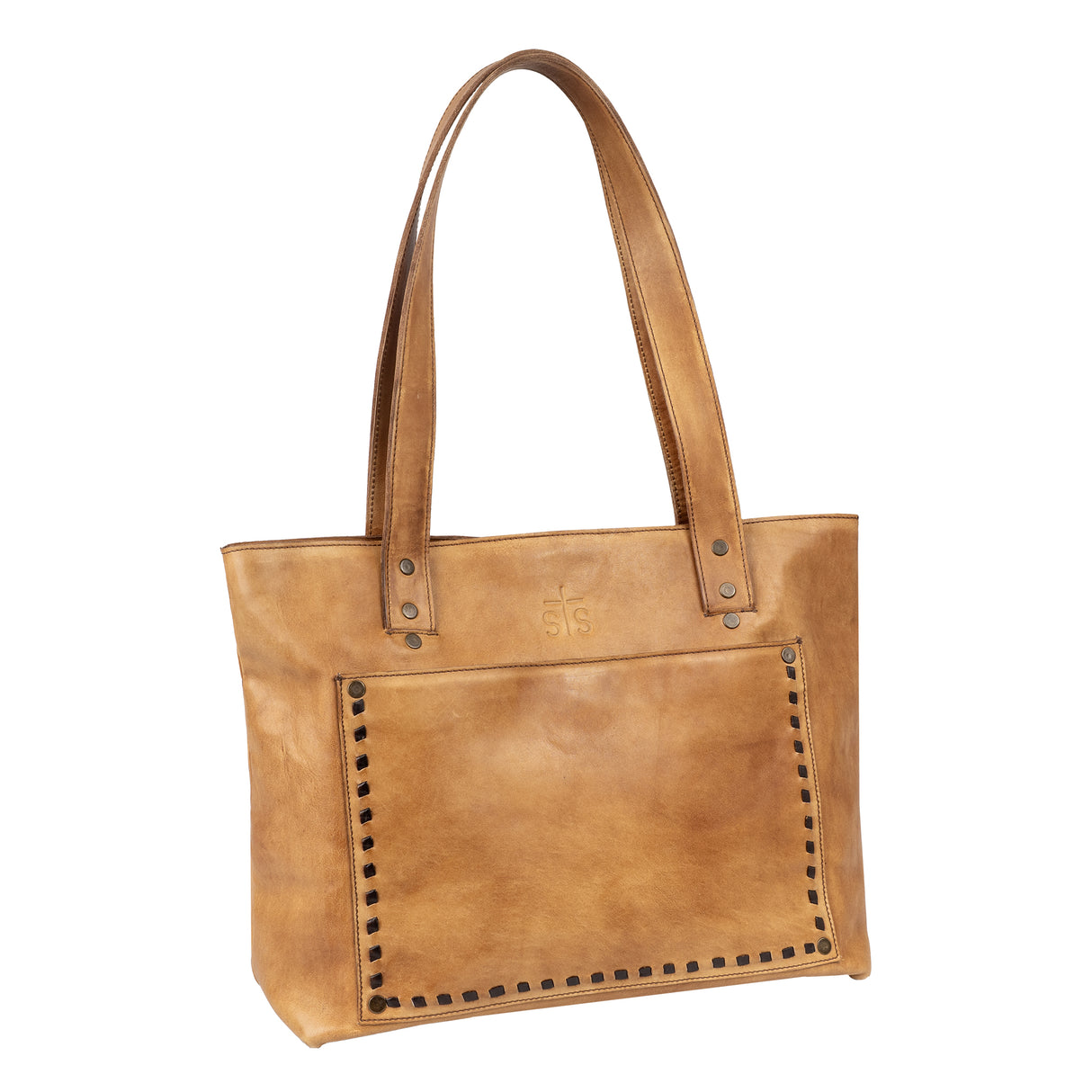 STS Ranchwear Caramel Bandera Simple Tote Purse