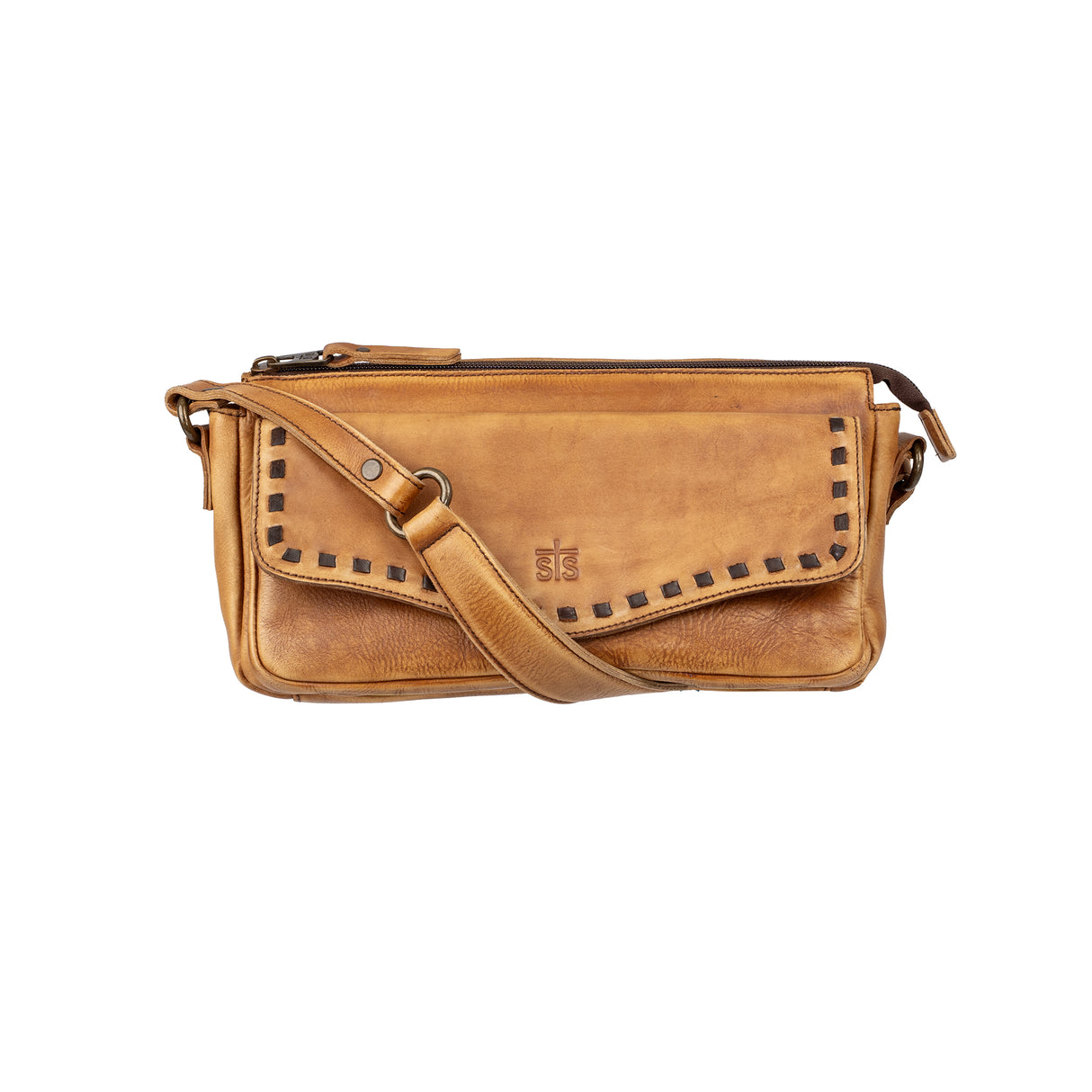 STS Ranchwear Caramel Bandera Shoulder Bag