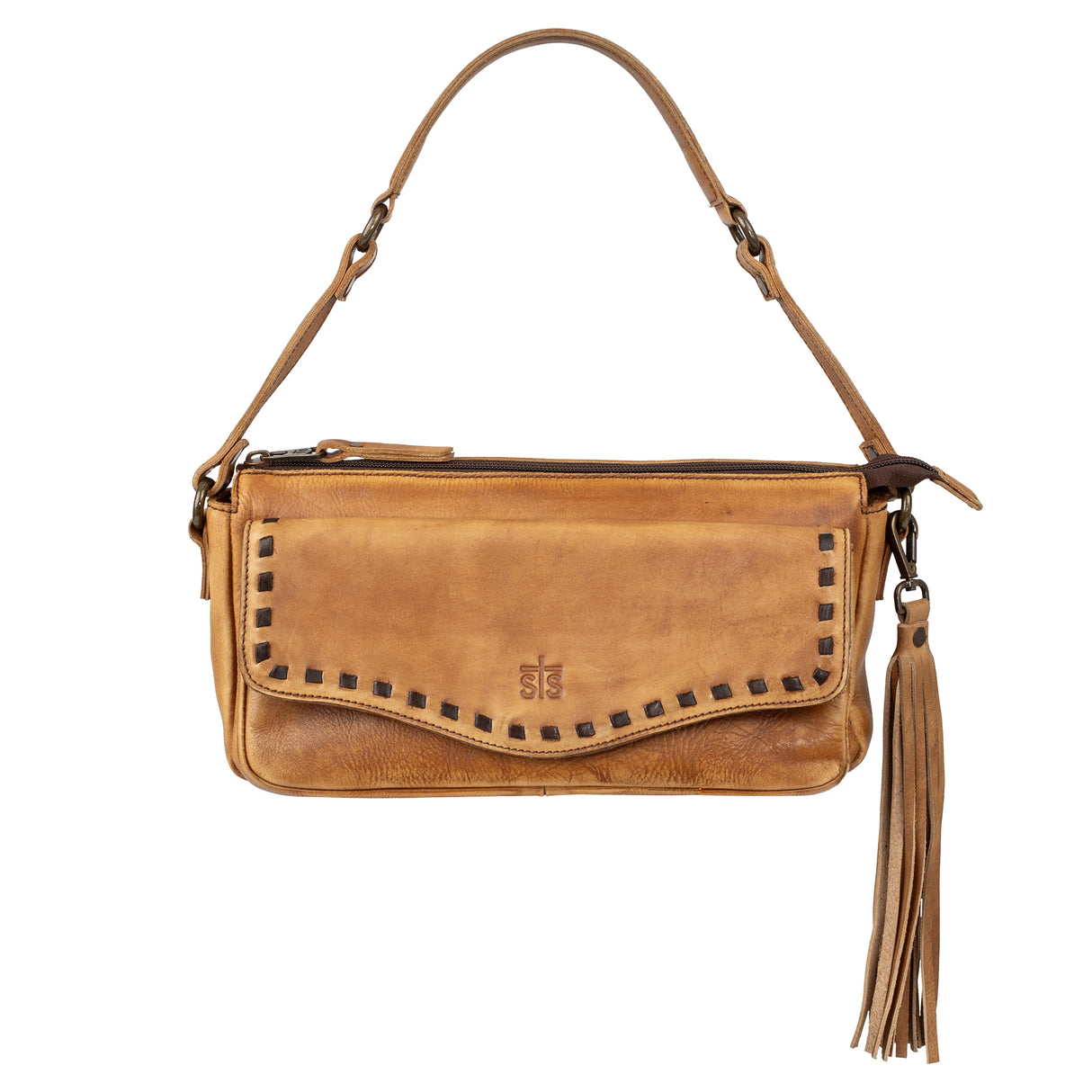 STS Ranchwear Caramel Bandera Shoulder Bag