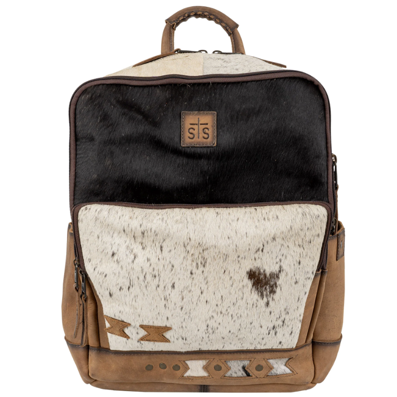 cowhide leather backpack STS Ranchwear Roswell Cowhide Faye Backpack