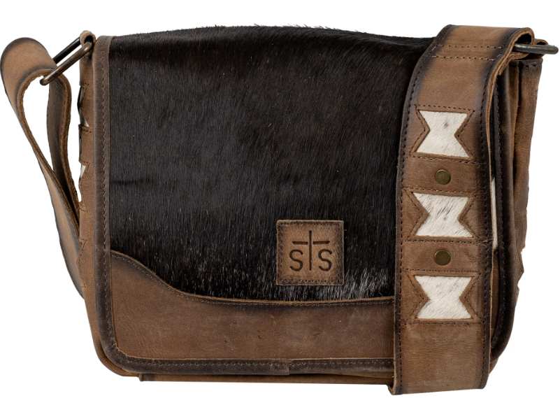 STS Ranchwear Roswell Cowhide Della Crossbody Purse