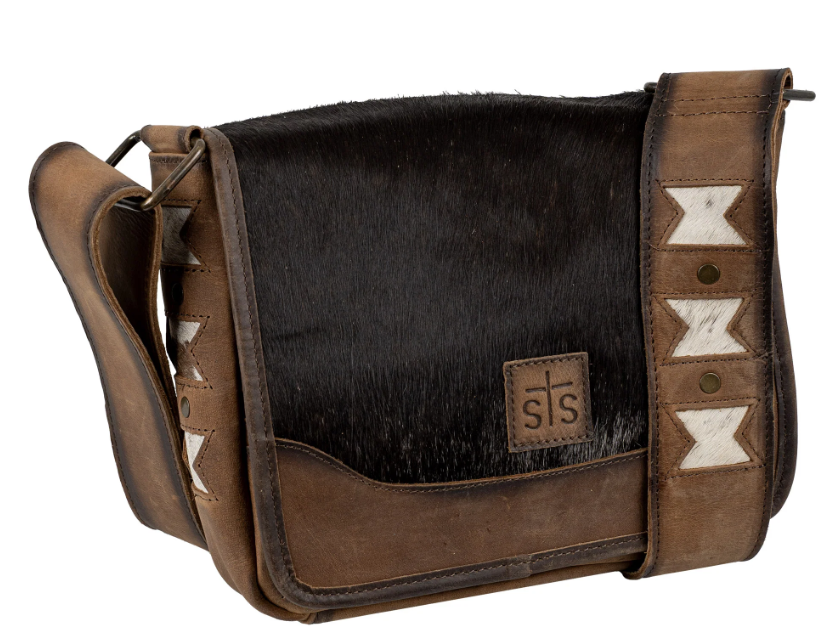 STS Ranchwear Roswell Cowhide Della Crossbody Purse