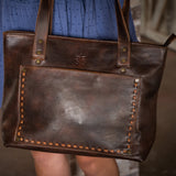 STS Ranchwear Chocolate Bandera Simple Tote Purse