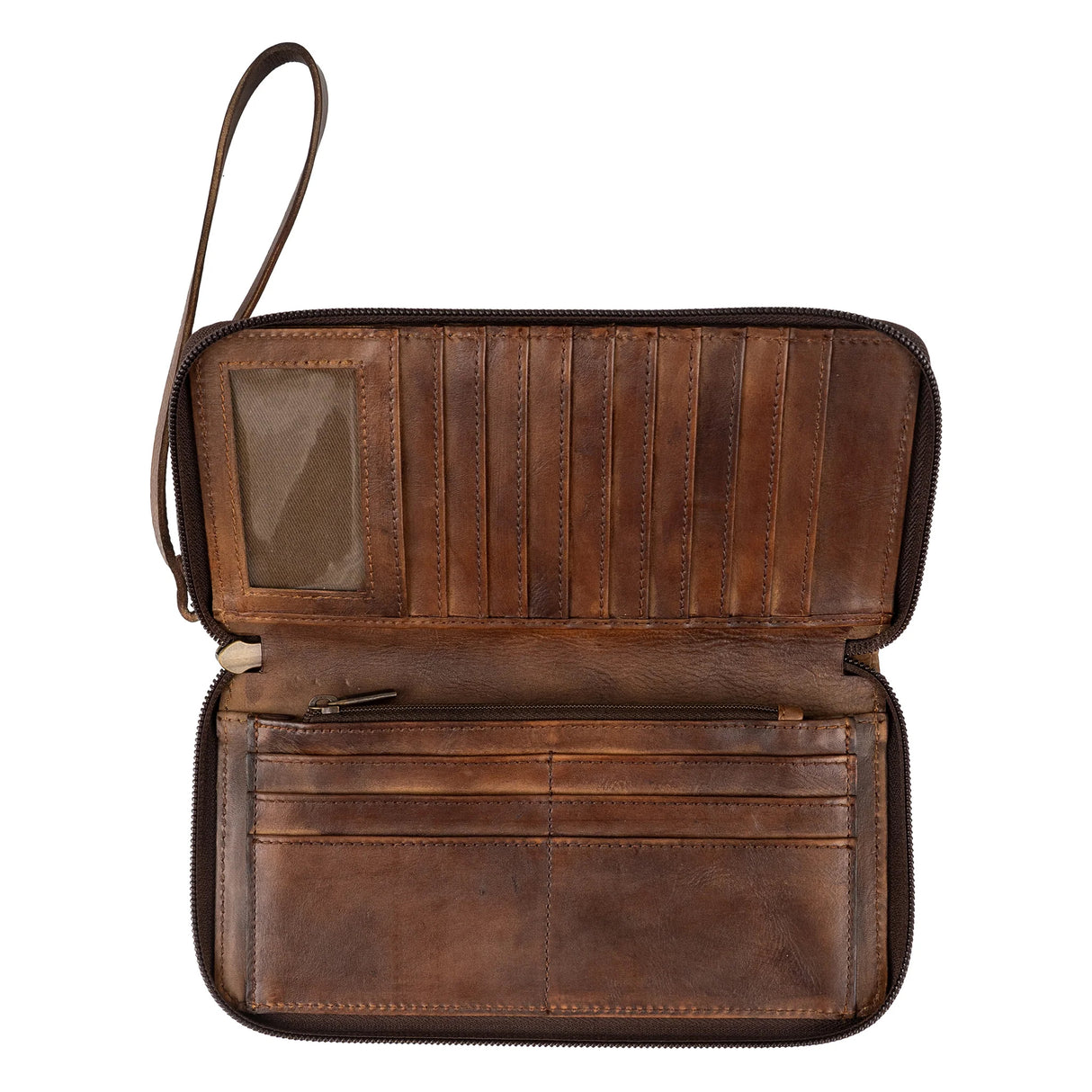 STS Ranchwear Chocolate Bandera Berkley Bifold Wallet