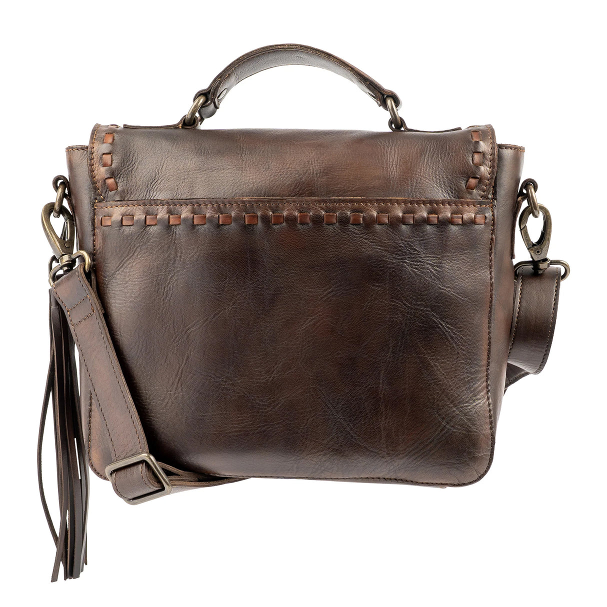 STS Ranchwear Chocolate Baroness Dakota Crossbody Purse
