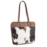 STS Ranchwear Cowhide Laptop Shopper Bag