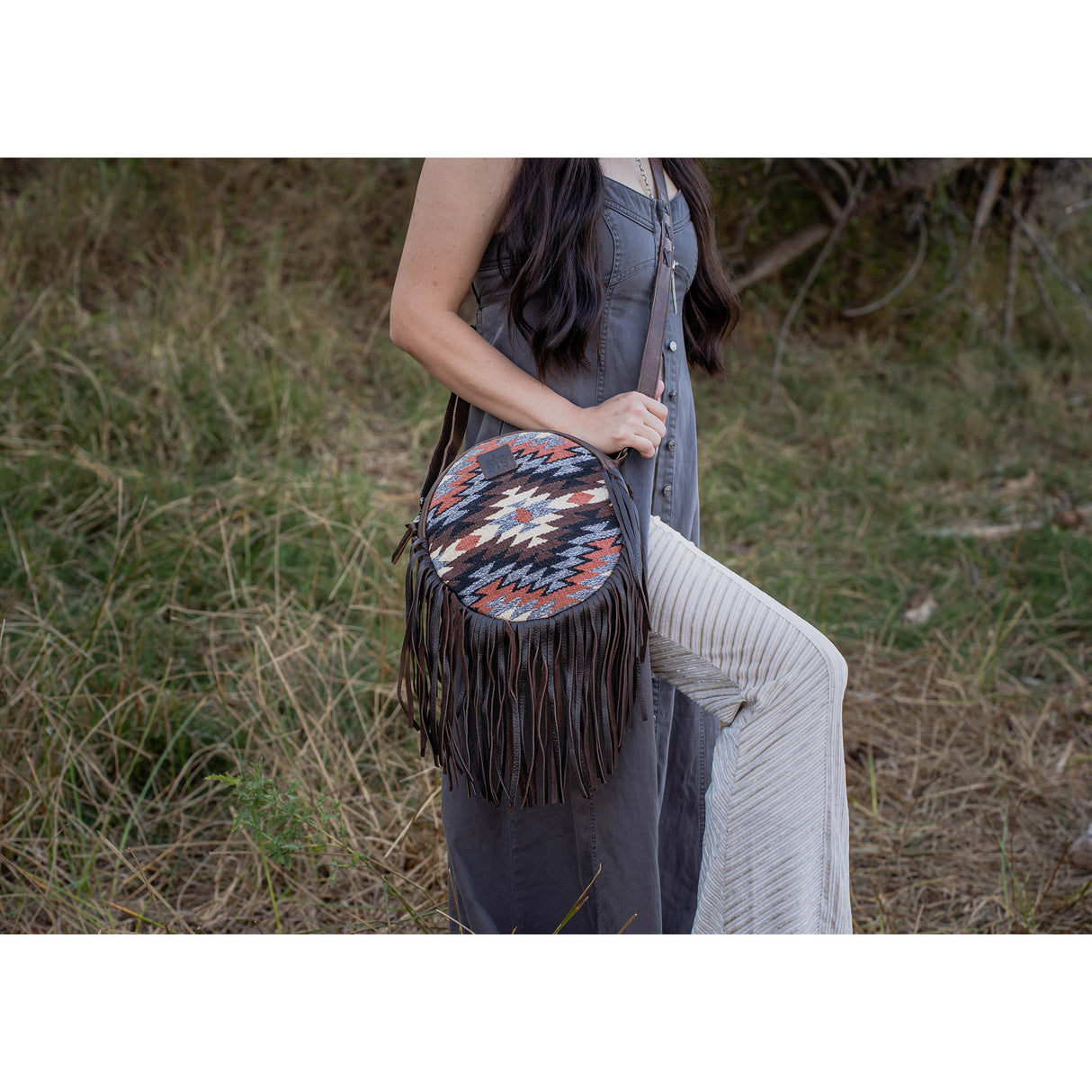 STS Ranchwear Guadalupe Serape Sage Crossbody Purse