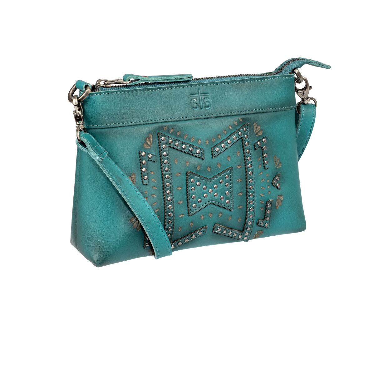 STS Ranchwear Turquoise Wayfarer Grace Crossbody Purse